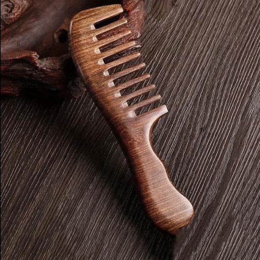 Wide tooth Wooden Comb